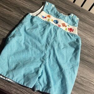 Nemo smocked romper